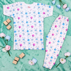 Nenios Baby Girl Patterns Floral Long-Sleeve Bodysuit