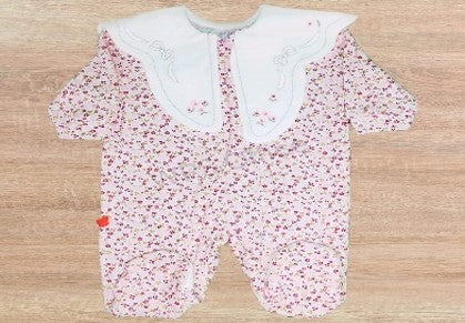 Nenios Baby Girl Patterns Floral Long-Sleeve Bodysuit