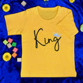 Nenios Baby Boy Crown Yellow Short-Sleeve Pyjama Set