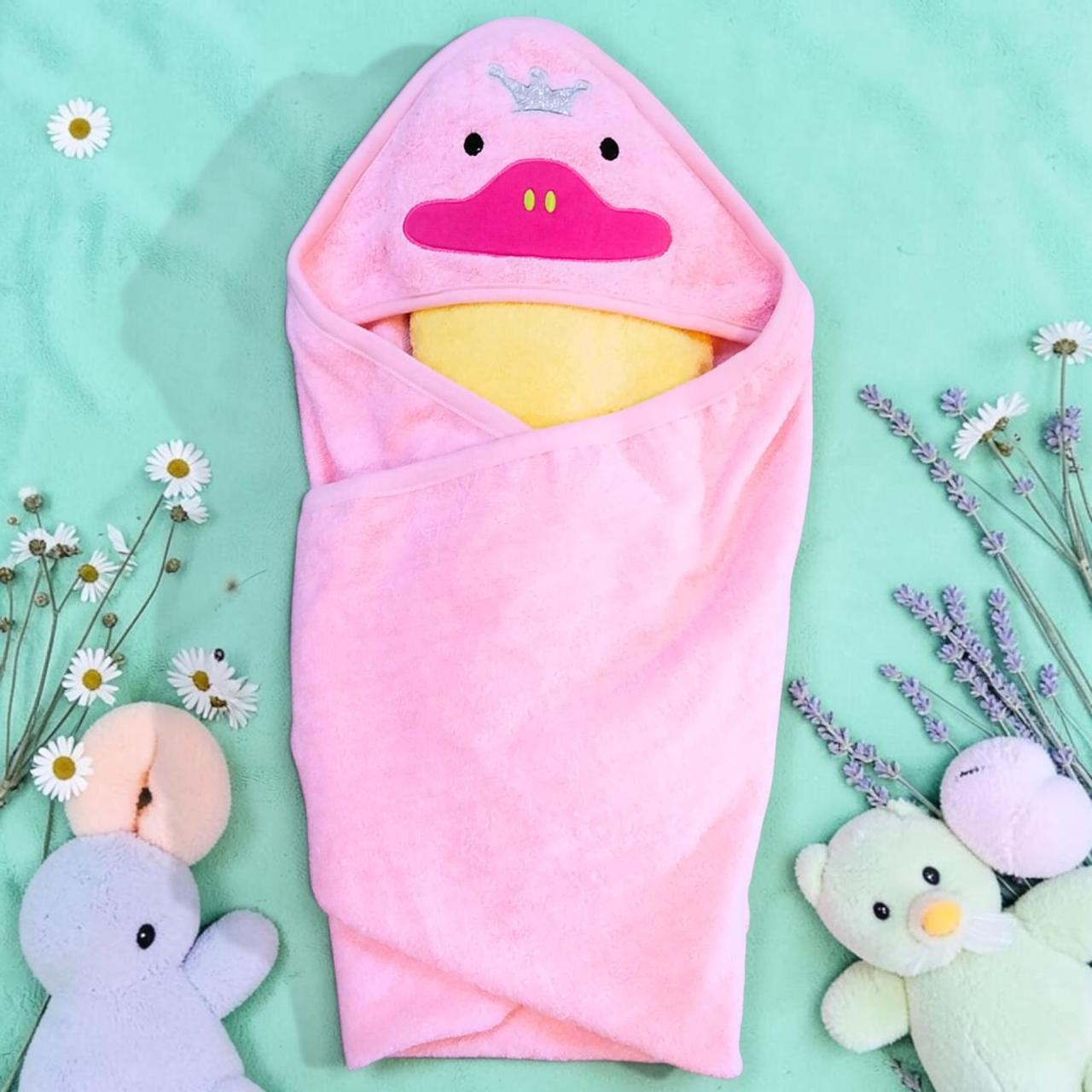Nenios Baby Pink Cape Duck Hooded Cape