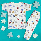 Nenios Baby Patterns Two-Piece Short-Sleeve Set