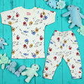 Nenios Baby Patterns Two-Piece Short-Sleeve Set