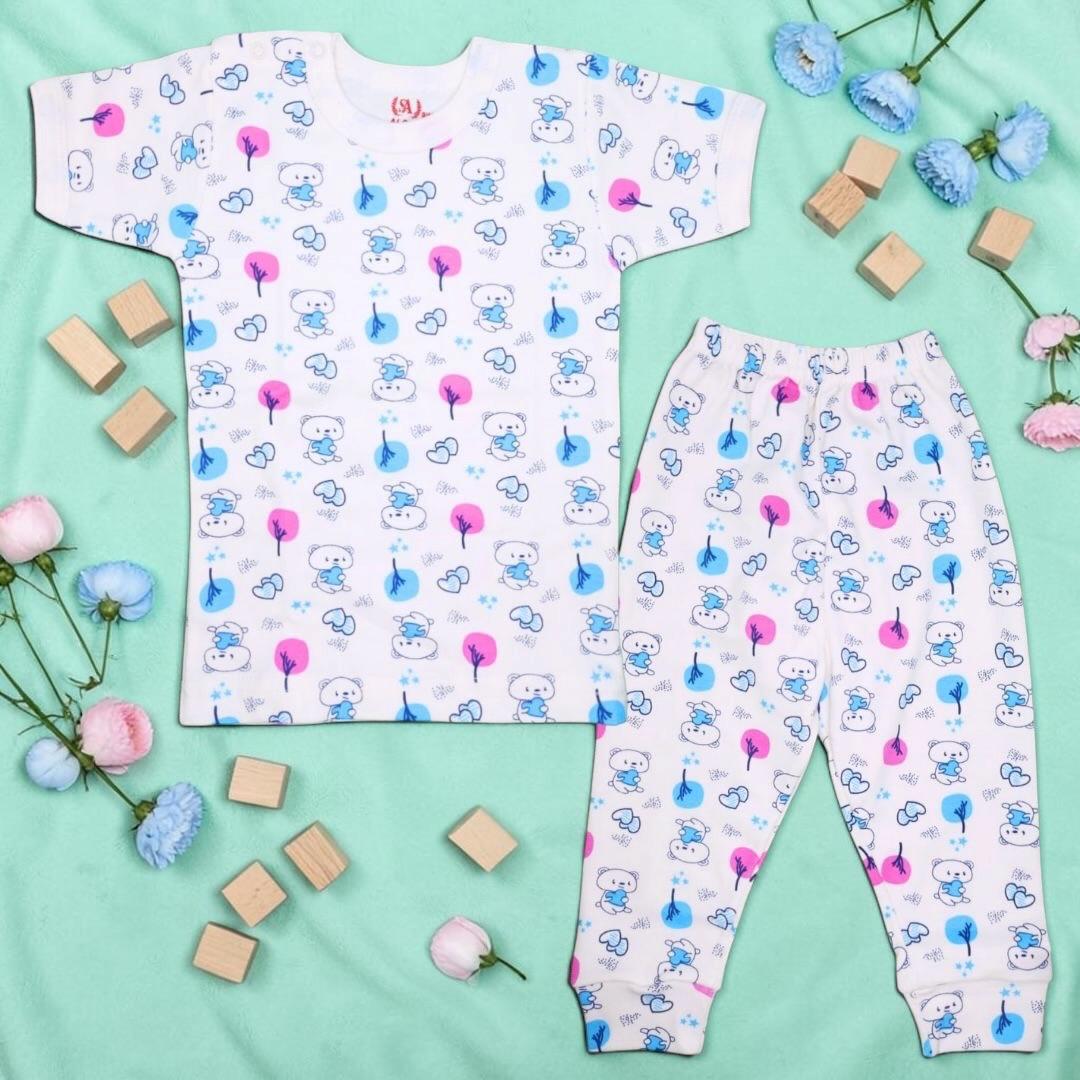 Nenios Baby Patterns Two-Piece Short-Sleeve Set