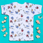 Nenios Baby Girl Patterns Floral Long-Sleeve Bodysuit