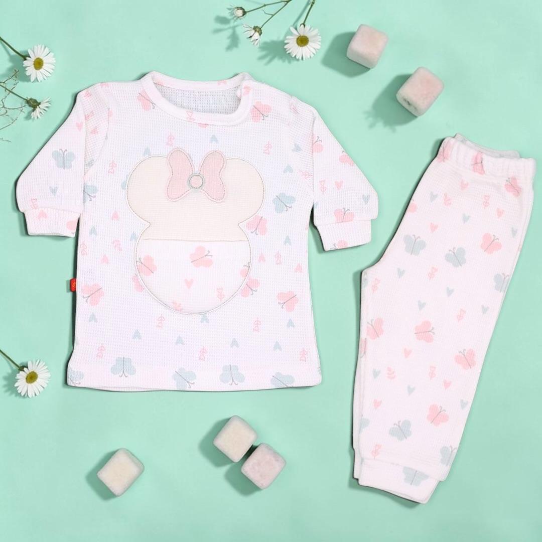 Nenios Baby Boy White Green Blue Two-Piece Set