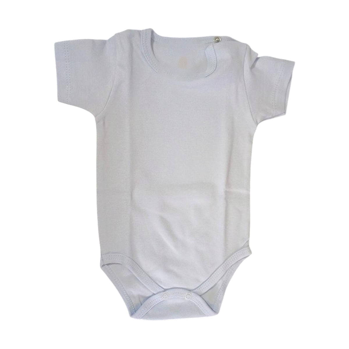 Short-Sleeve Baby Bodysuit – Baby Blue – front