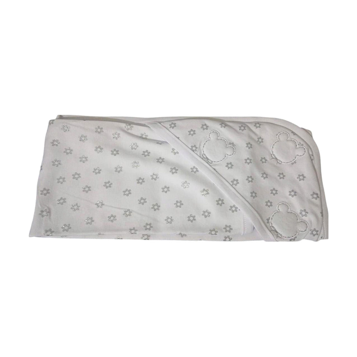 Newborn Baby Gift Set – 5 Pieces – White / Stars – front
