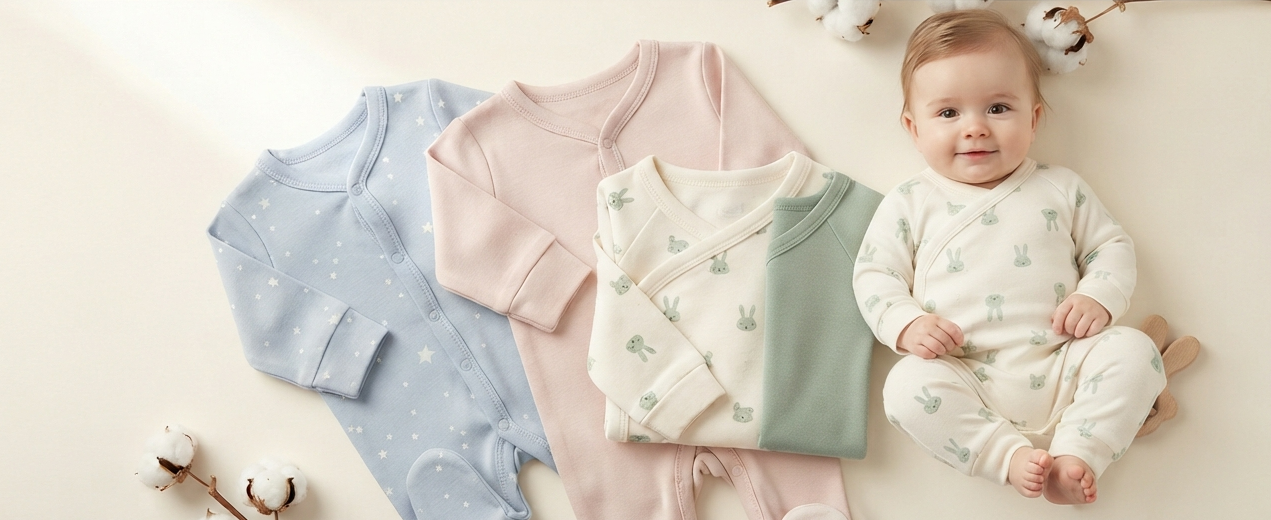 Nenios 100% cotton baby essentials