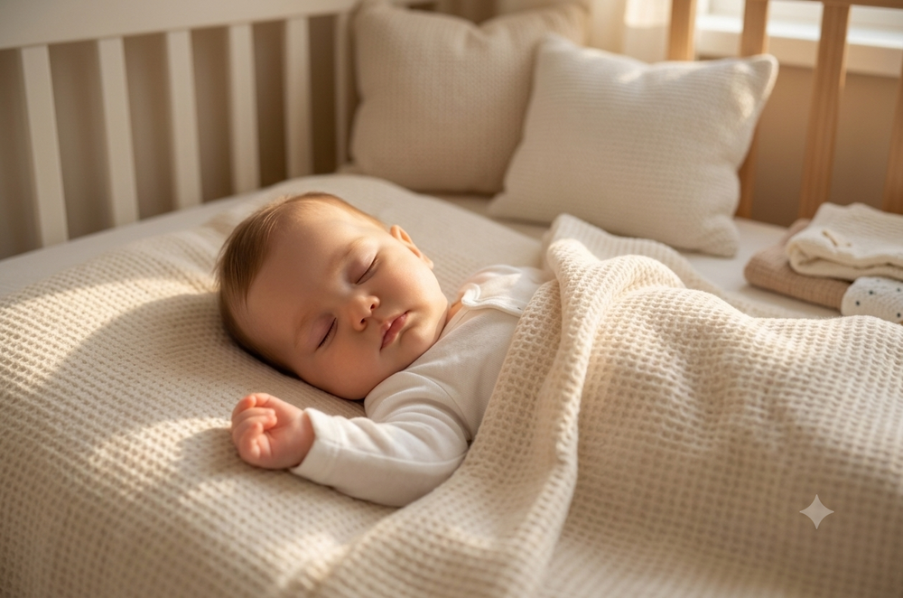 100% long-staple cotton and soft knitted baby garments