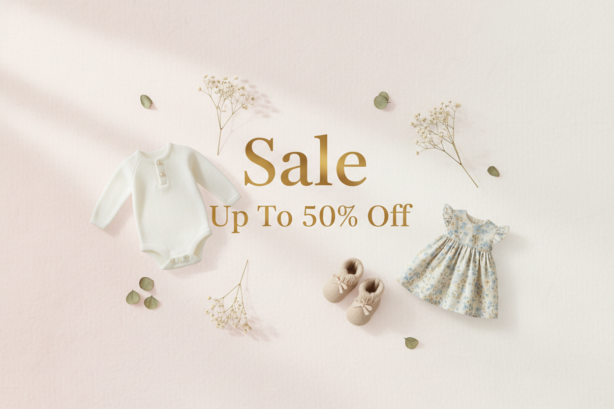 Nenios 100% cotton baby essentials